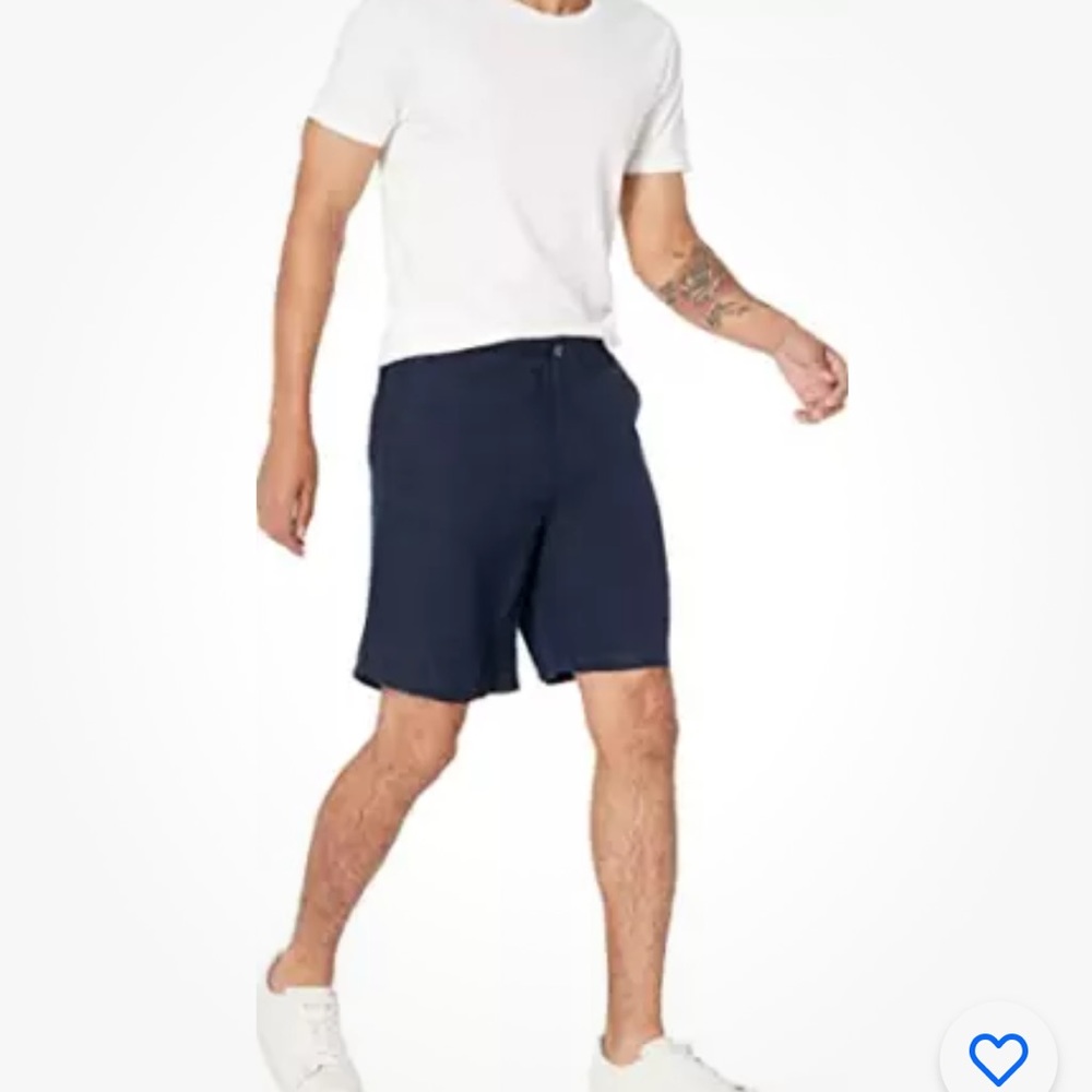Amazon Essentials NWT Linen/Viscose Blend Shorts - size M